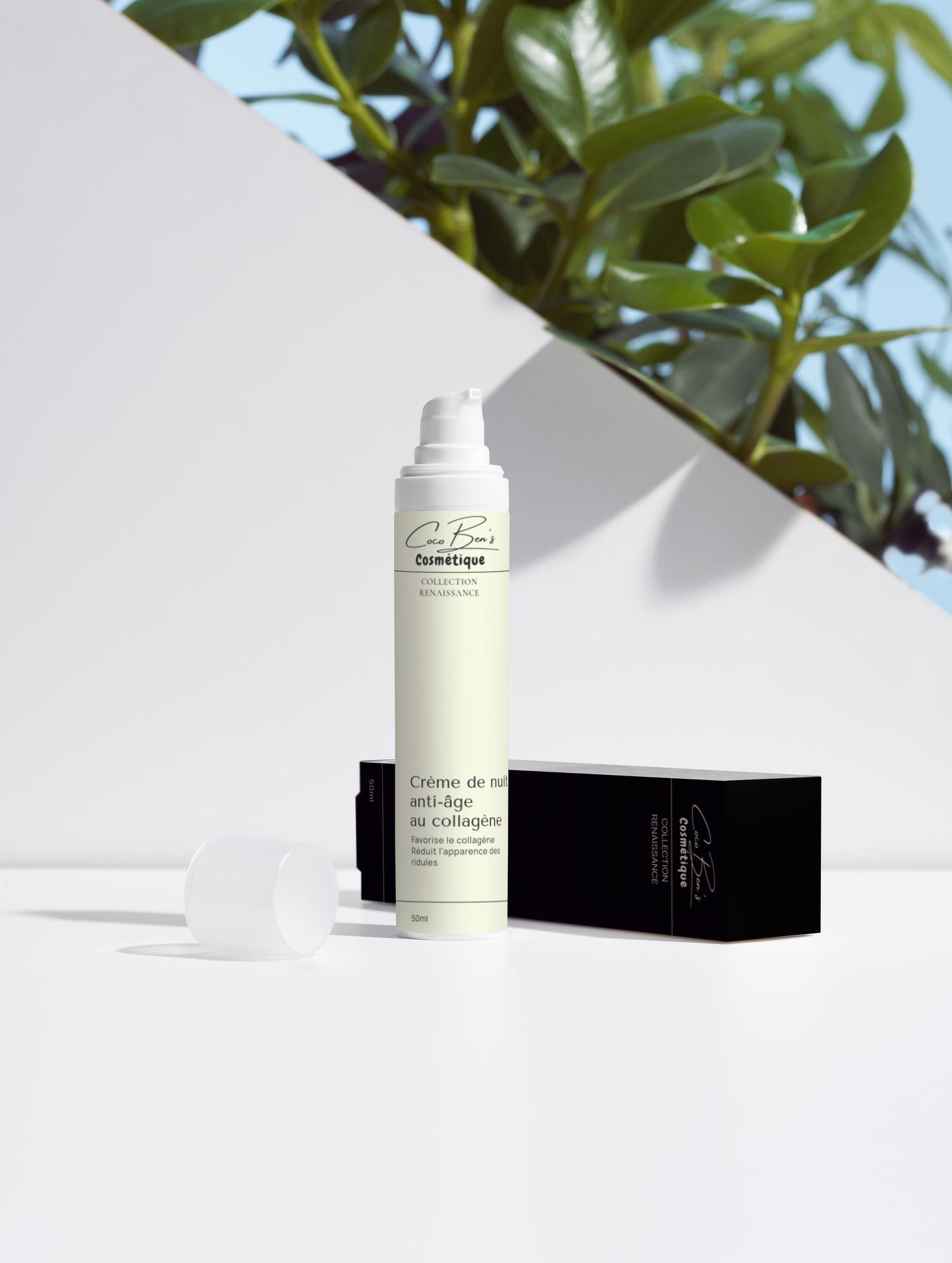 Crème de nuit anti-âge au collagène - 50 ml - Collection Renaissance