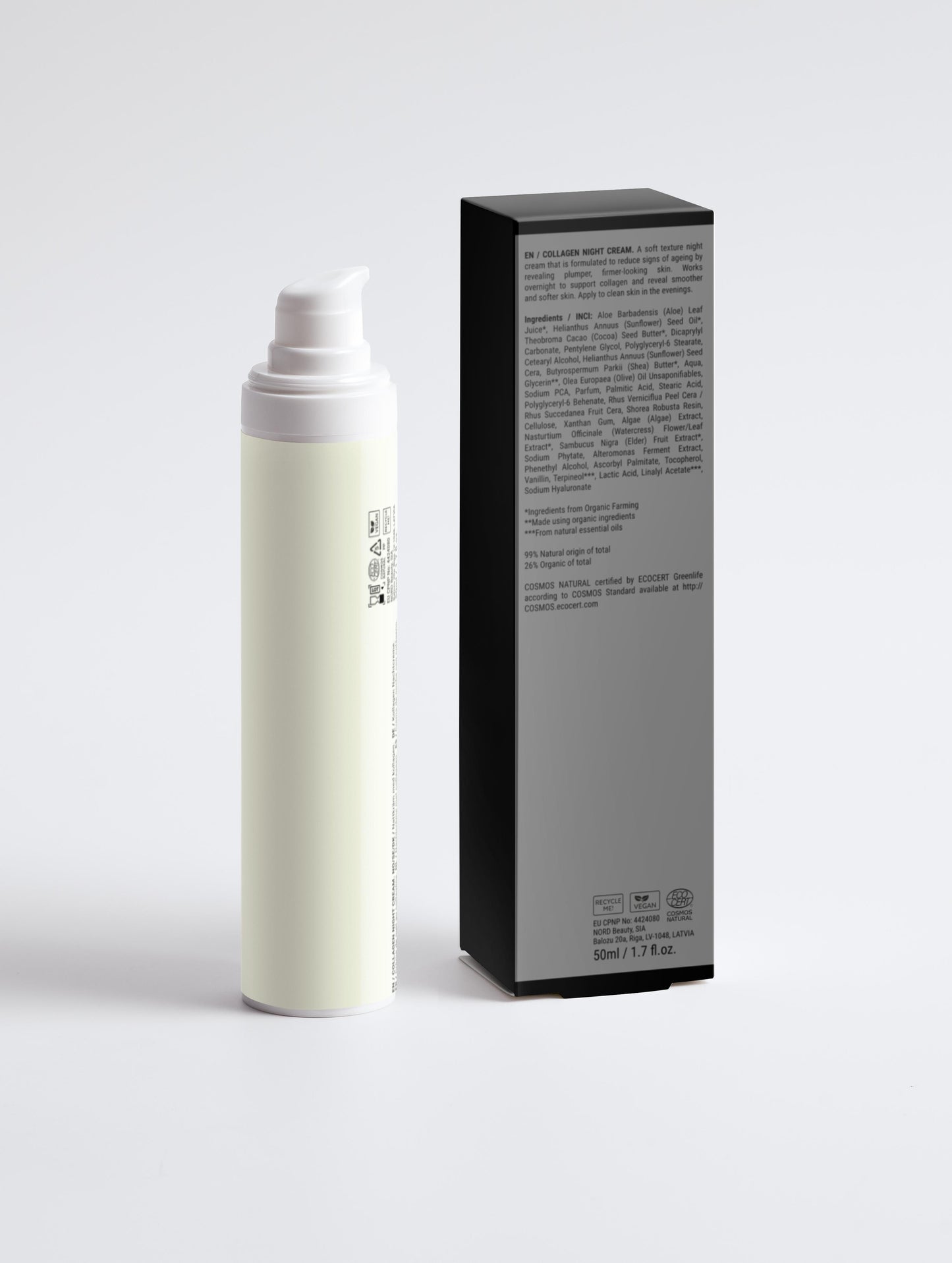 Crème de nuit anti-âge au collagène - 50 ml - Collection Renaissance