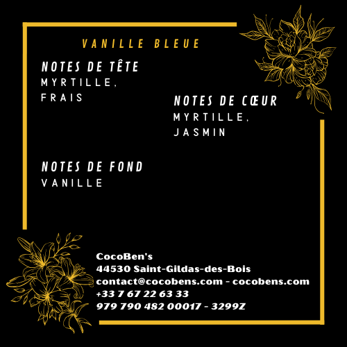 Diffuseur de parfum de Luxe - Vanille bleue - 100ml