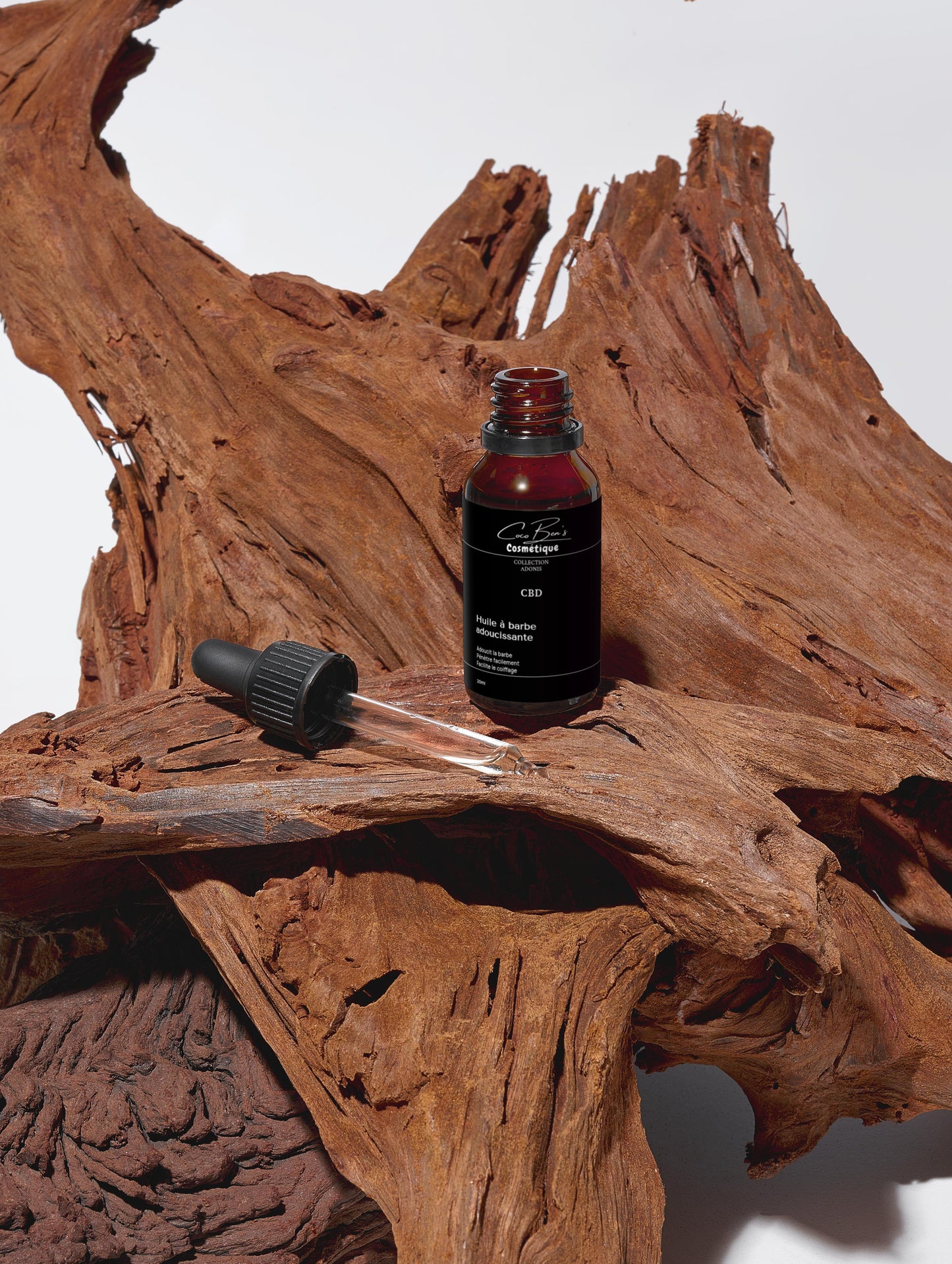 Huile à barbe adoucissante CBD - 20 ml - Collection Adonis