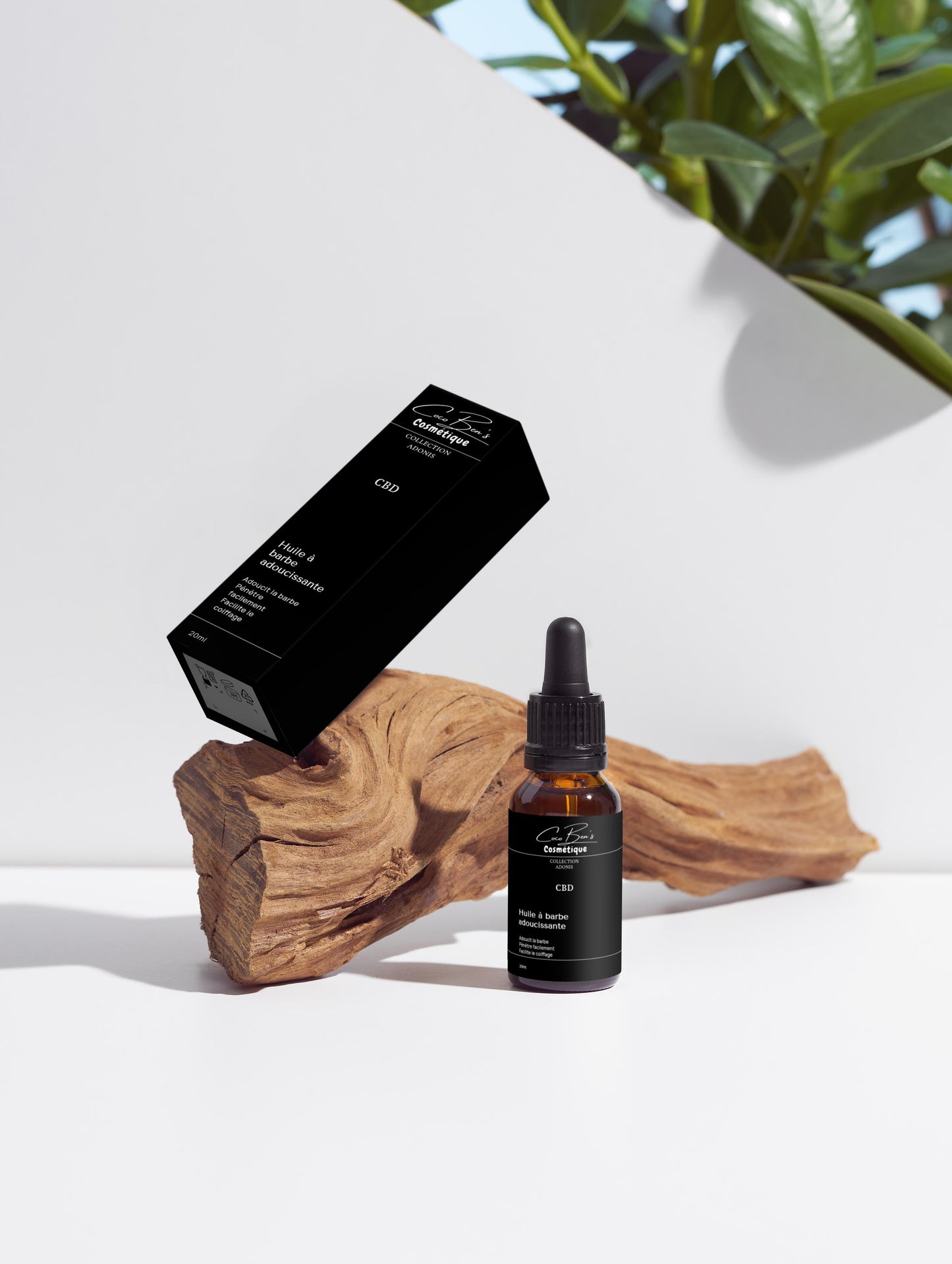 Huile à barbe adoucissante CBD - 20 ml - Collection Adonis