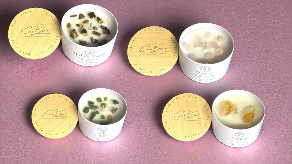 4 bougie de litotherapie
