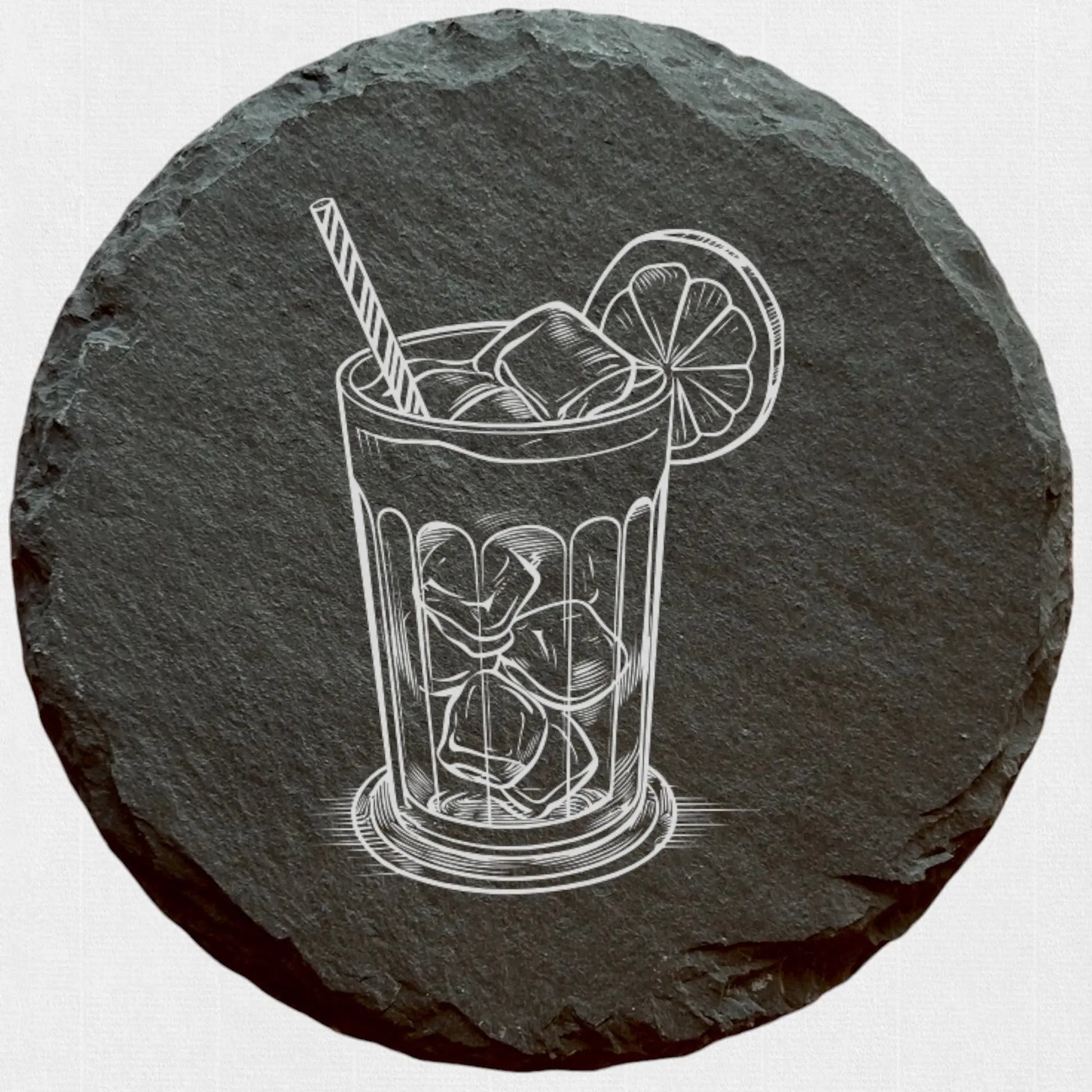 Grand mojito - Ardoise ronde personnalisée CocoBen's - Personnalisation
