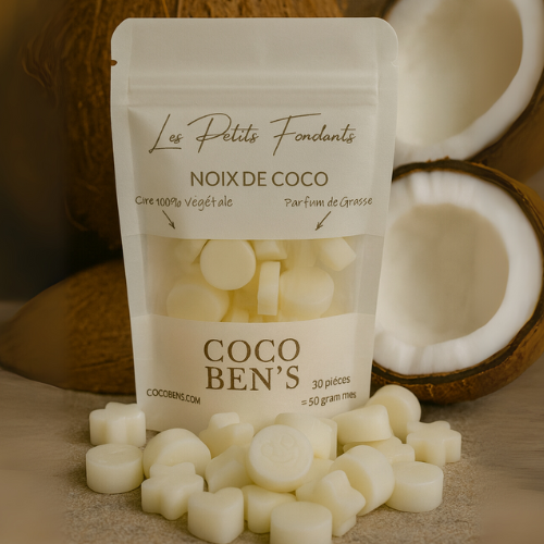 Fondants parfumés - Parfum de Grasse - Noix de Coco CocoBen's - Maison