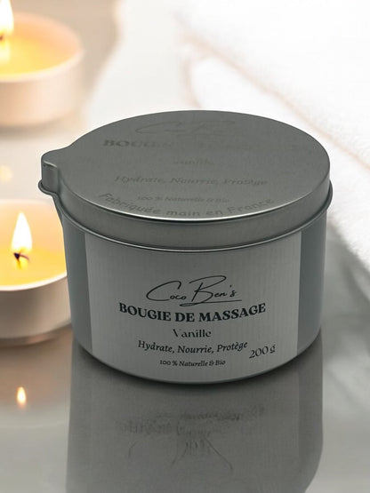 Bougie de massage - Vanille - 200 ML