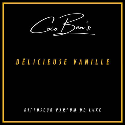 Diffuseur de parfum de Luxe - Délicieuse vanille - 100ml