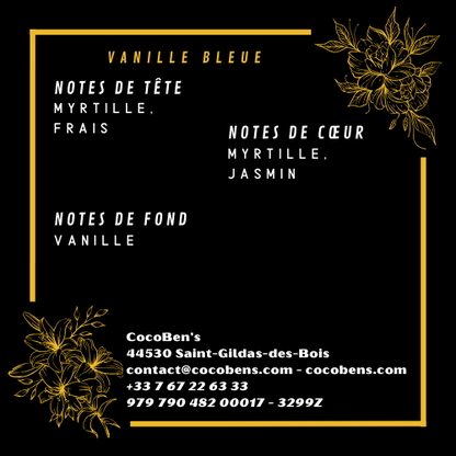 Diffuseur de parfum de Luxe - Vanille bleue - 100ml