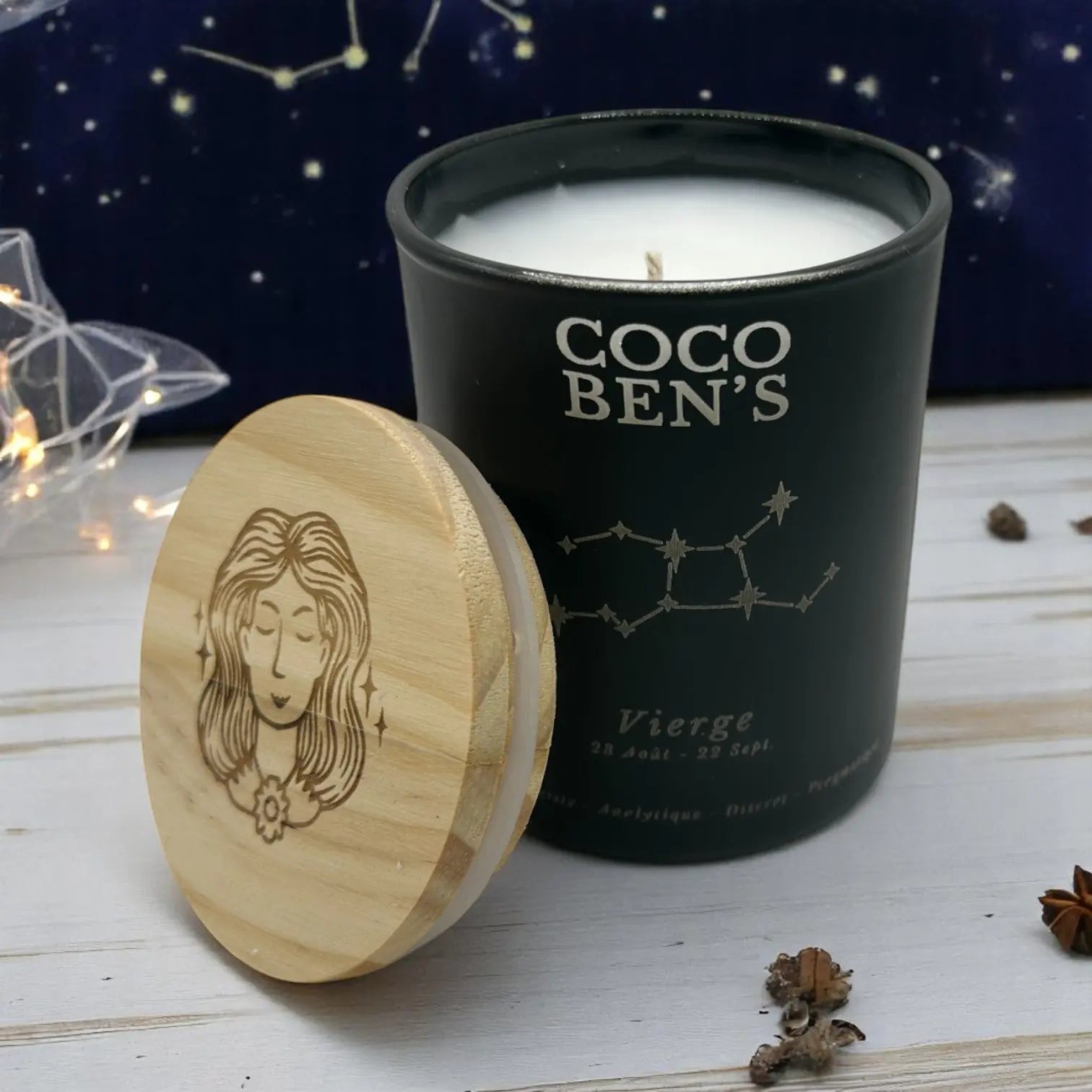 Bougie Astrologie - Vierge - 200ml - CocoBen's