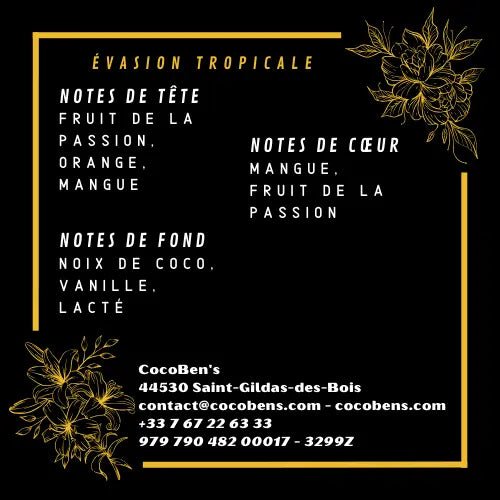 Bougie de Luxe - Évasion tropicale - 300ml - CocoBen's