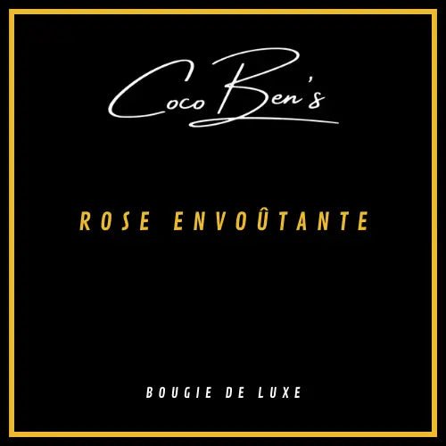 Bougie de Luxe - Rose envoûtante - 300ml - CocoBen's
