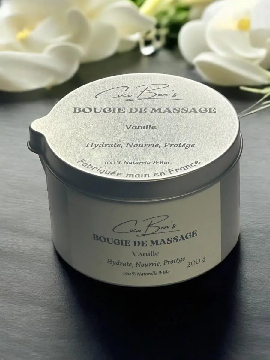 Bougie de massage - Vanille - 200 ML - CocoBen's