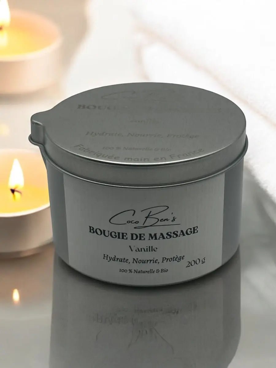 Bougie de massage - Vanille - 200 ML - CocoBen's