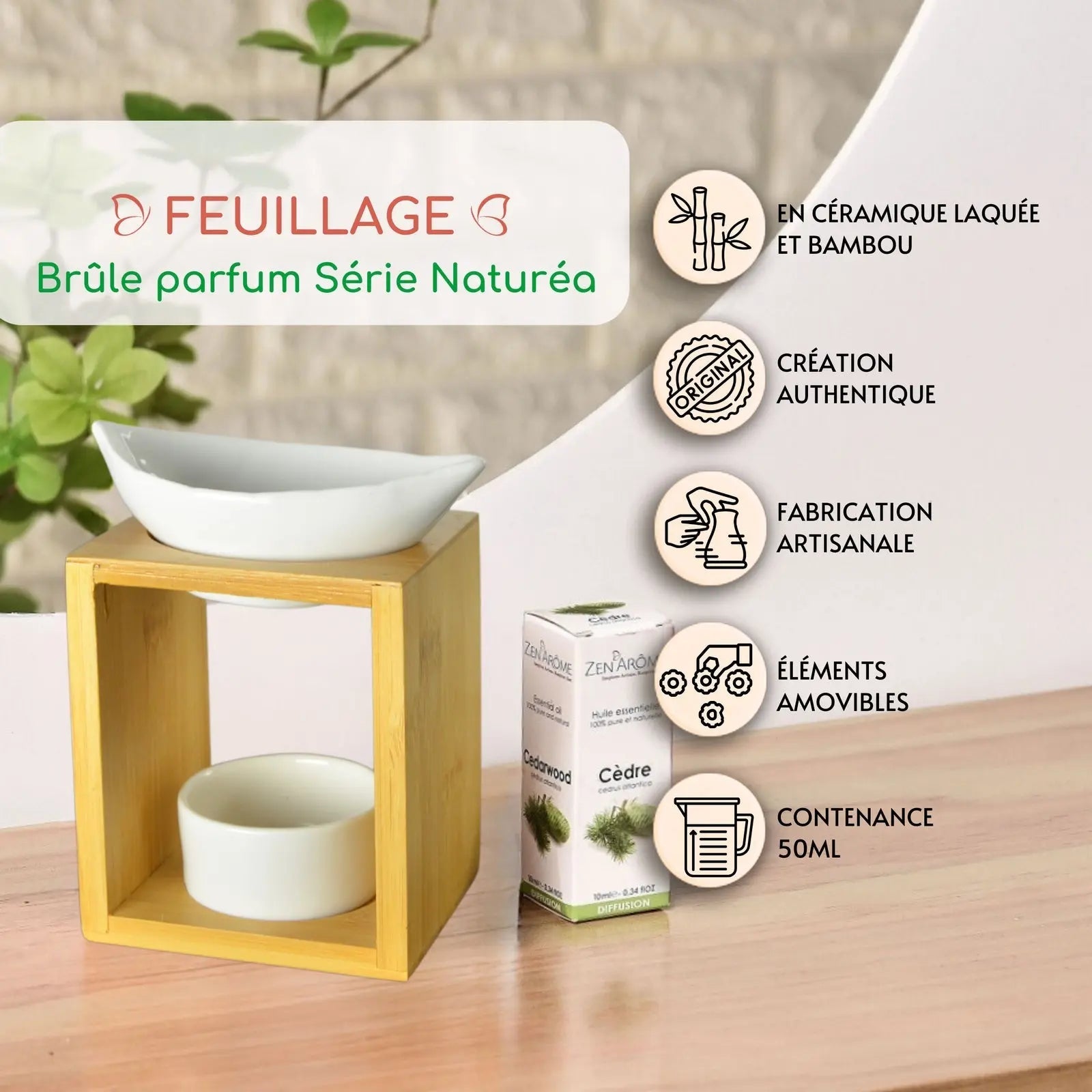 Brûle parfum - Feuillage - CocoBen's