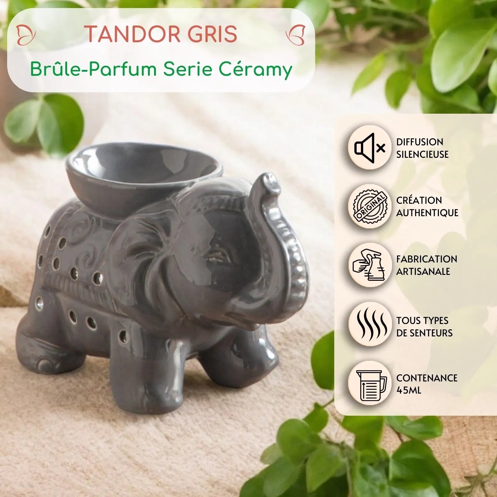 Brûle parfum - Tandor Gris - CocoBen's