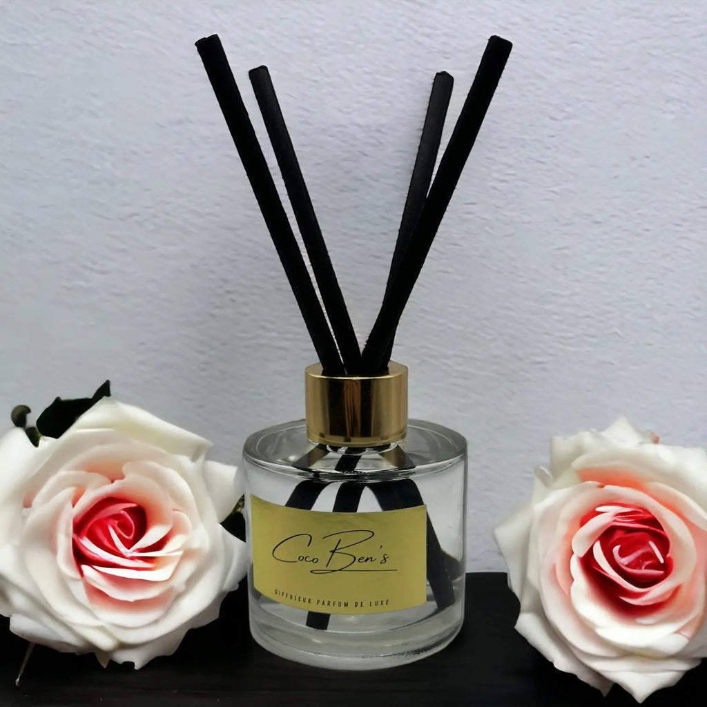 Diffuseur de parfum de Luxe - Rose envoûtante - 100ml - CocoBen's