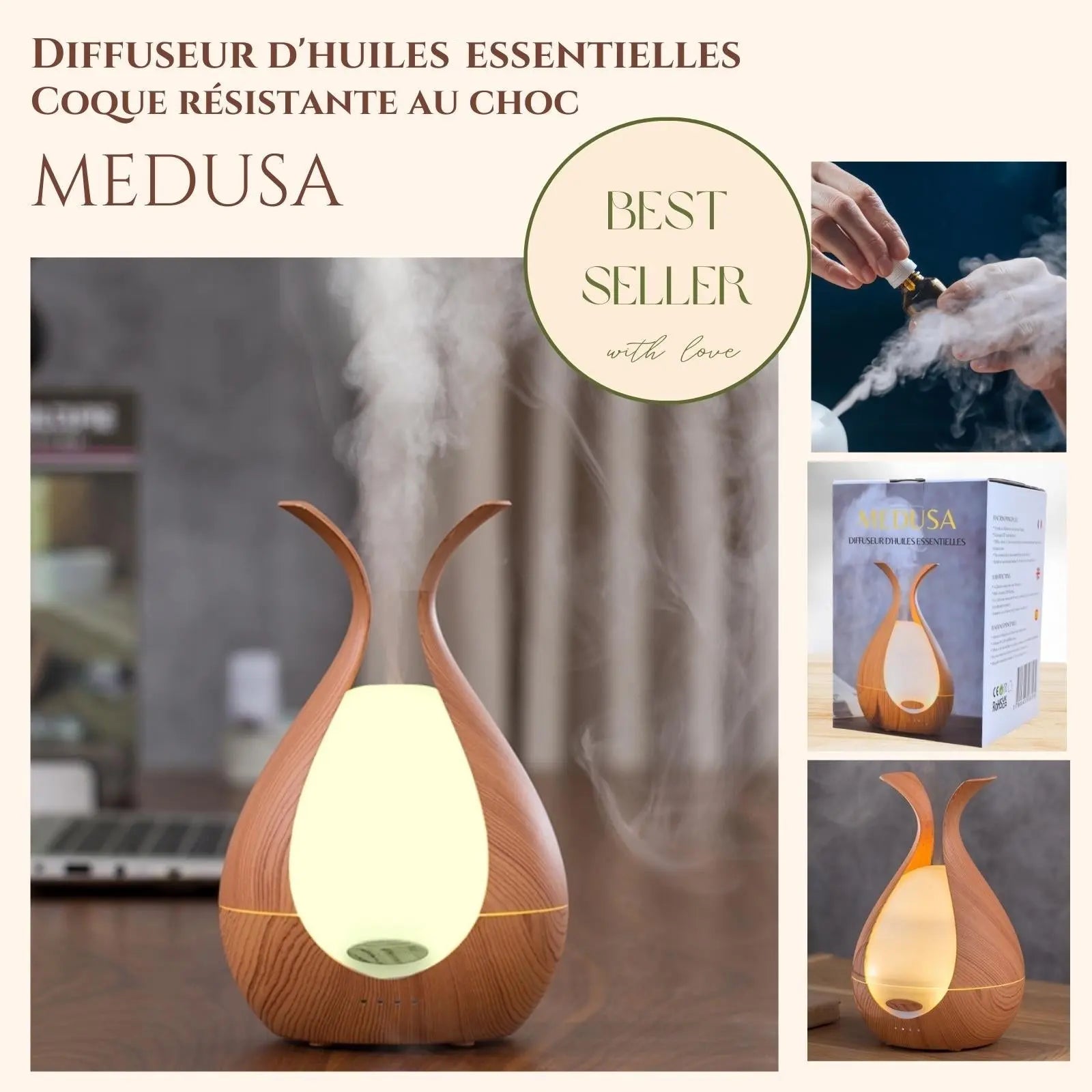 Diffuseur Ultrasonique - Médusa - CocoBen's