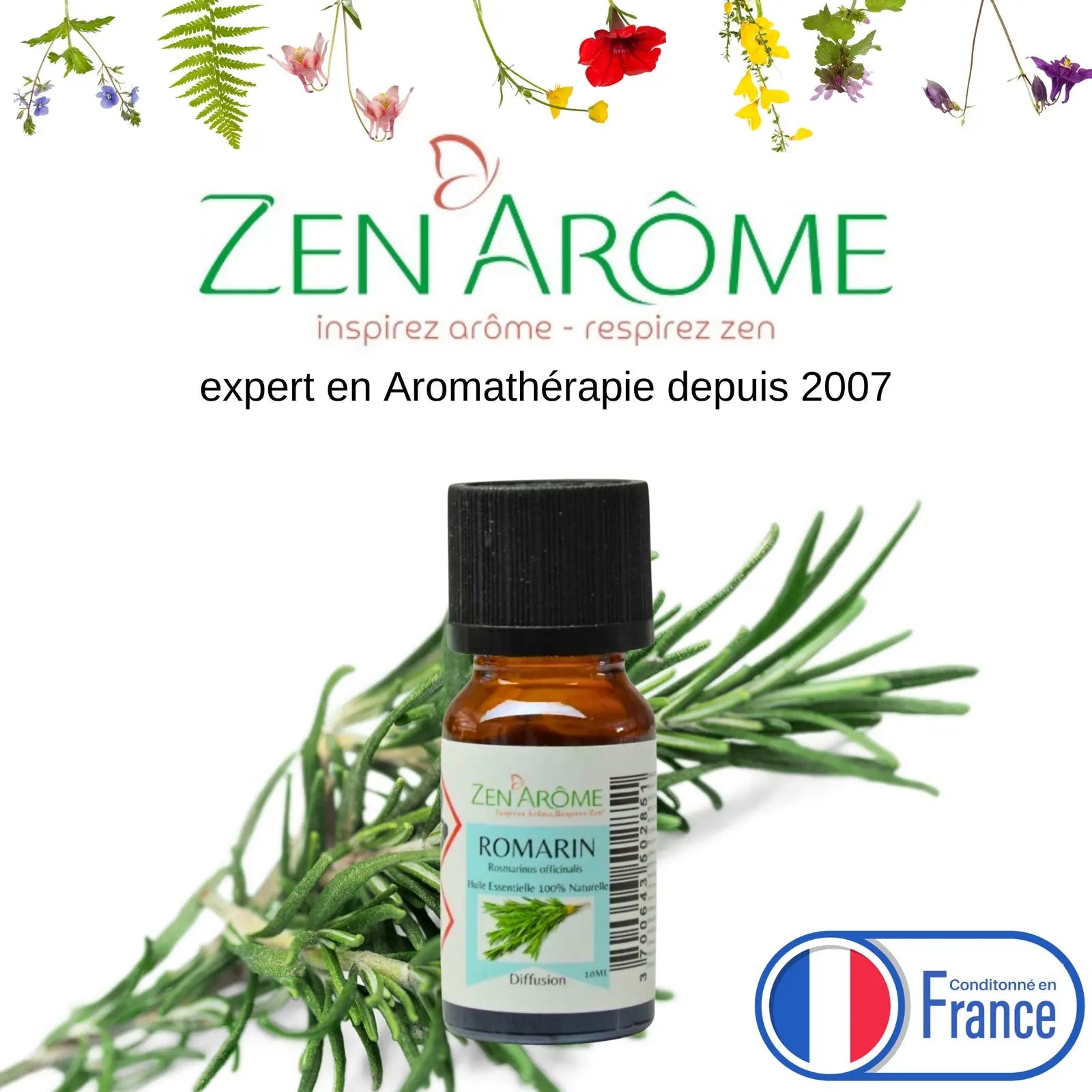 Huiles Essentielles - Romarin - 10 ml - CocoBen's