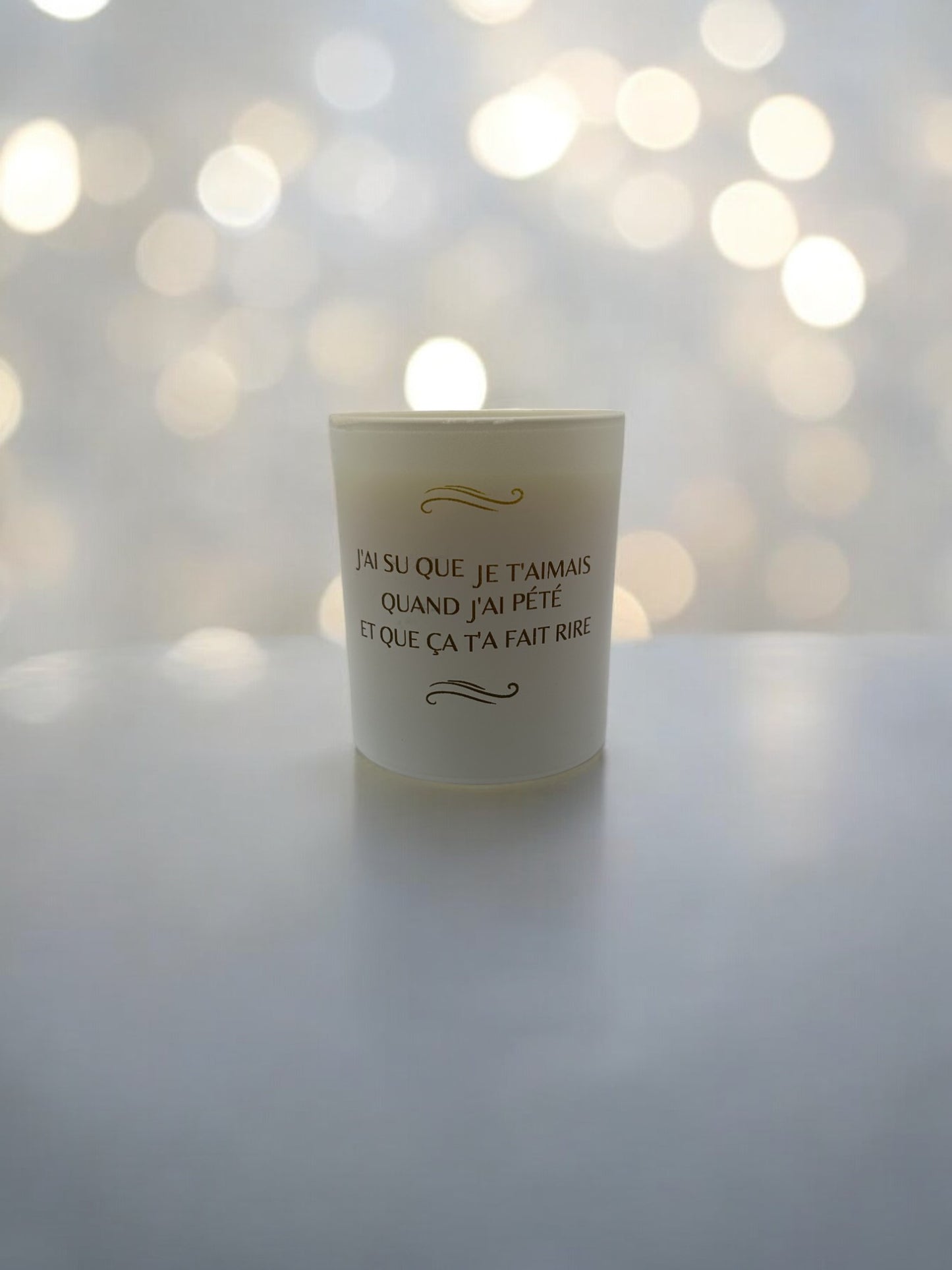 Bougie au parfum de Grasse - Personnalisation au Laser