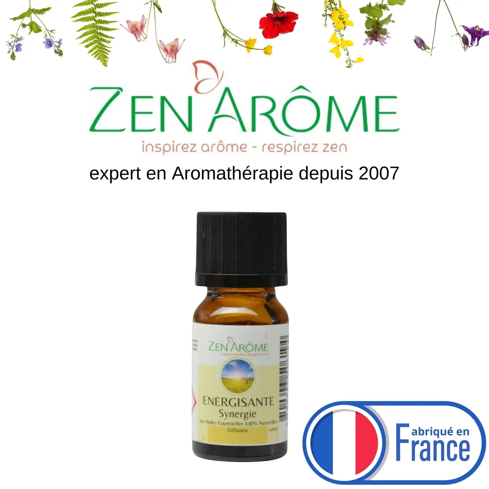 Synergie d'huiles essentielles - Energisante - 10 ml - CocoBen's