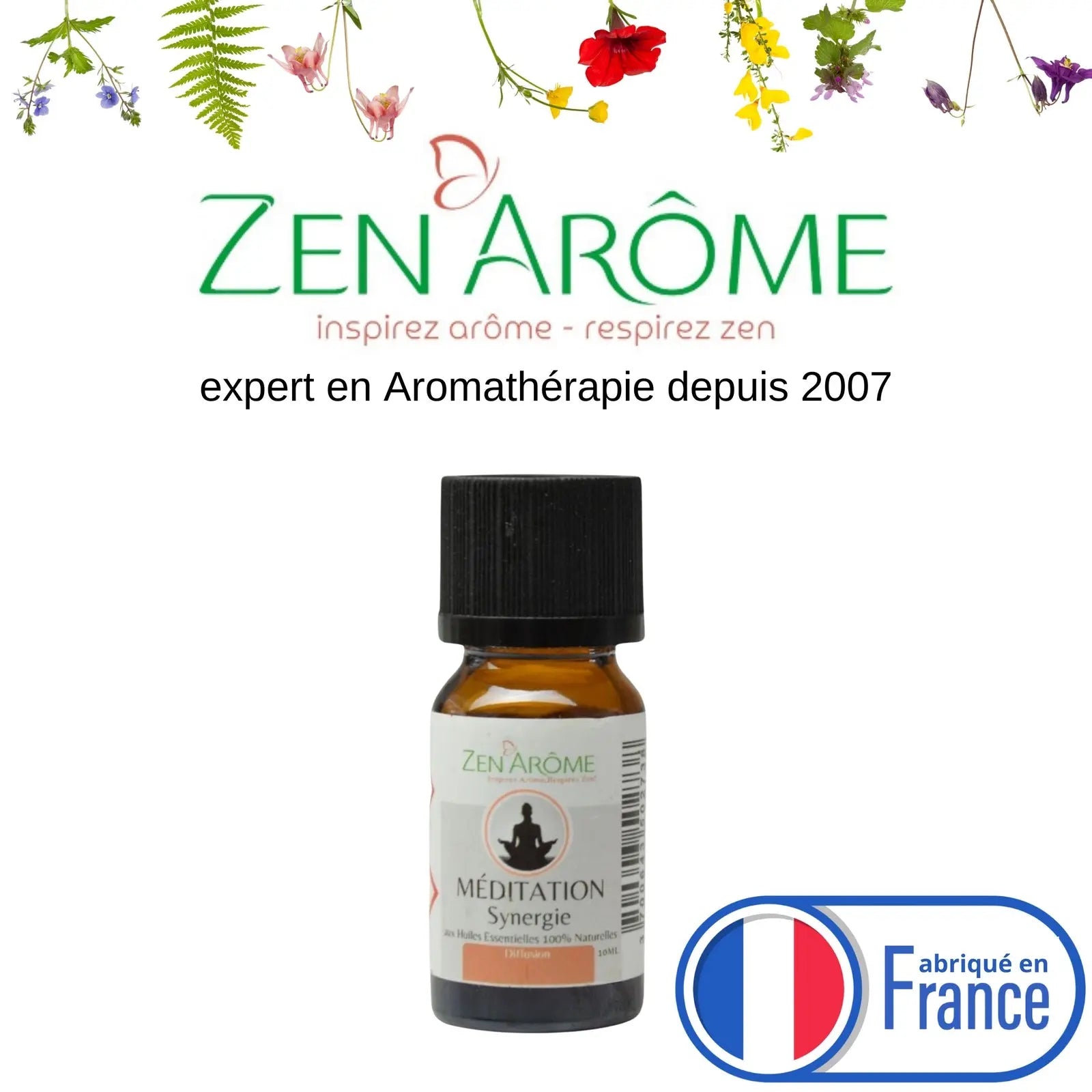 Synergie d'huiles essentielles - Méditation - 10 ml - CocoBen's
