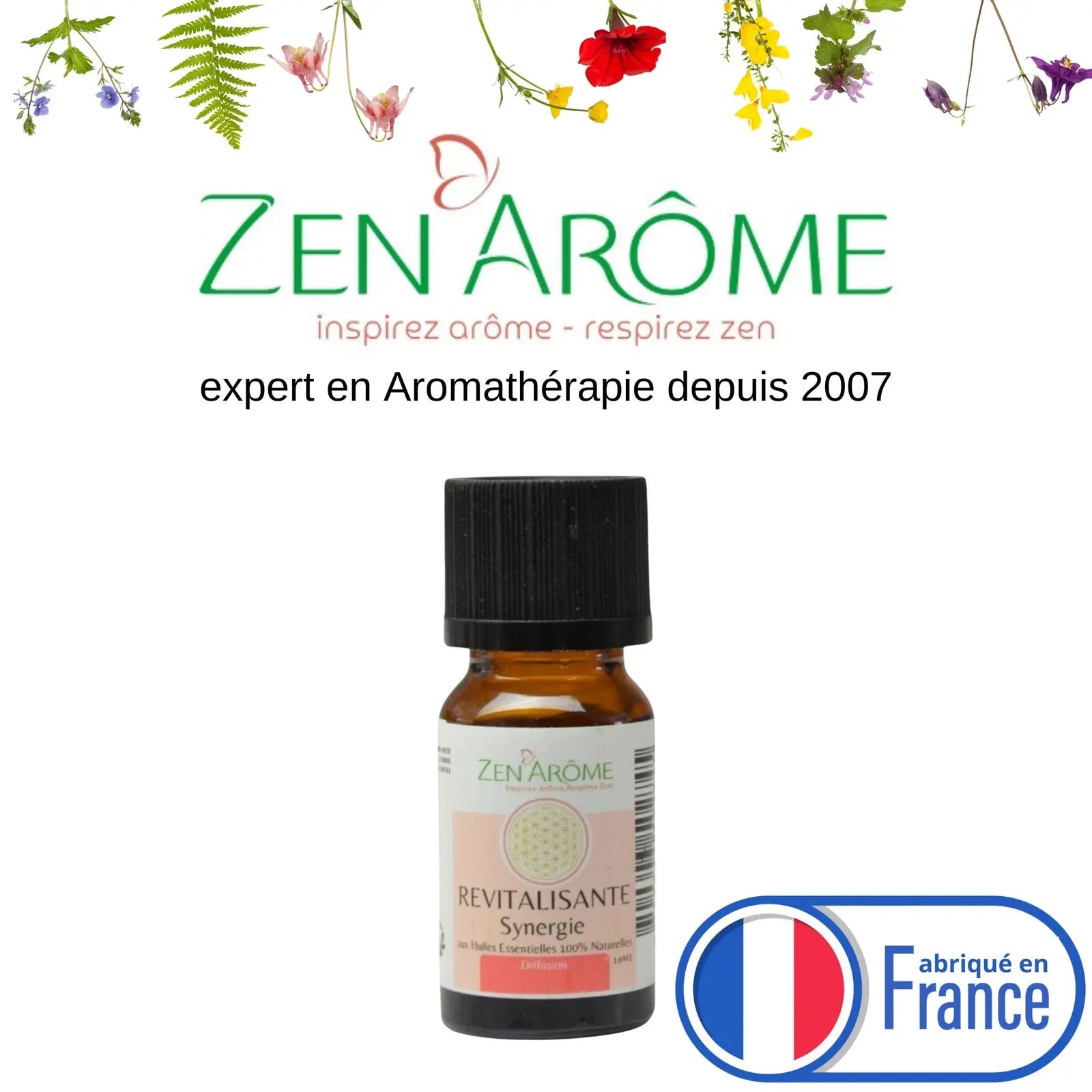 Synergie d'huiles essentielles - Revitalisante - 10 ml - CocoBen's