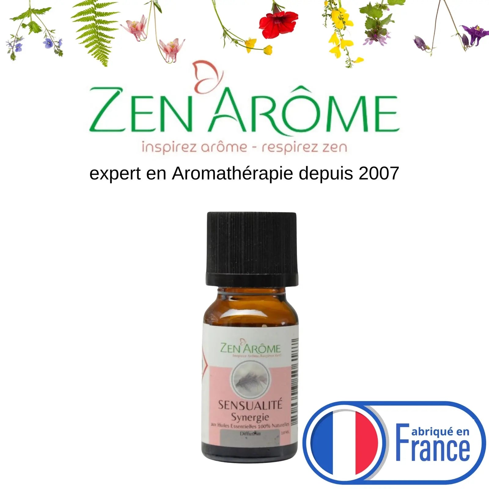 Synergie d'huiles essentielles - Sensualité - 10 ml - CocoBen's