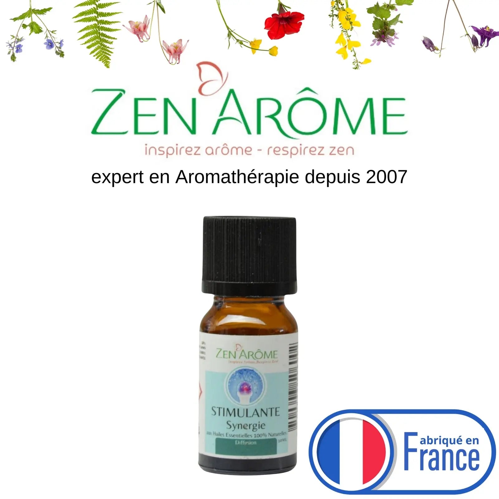 Synergie d'huiles essentielles - Stimulante - 10 ml - CocoBen's
