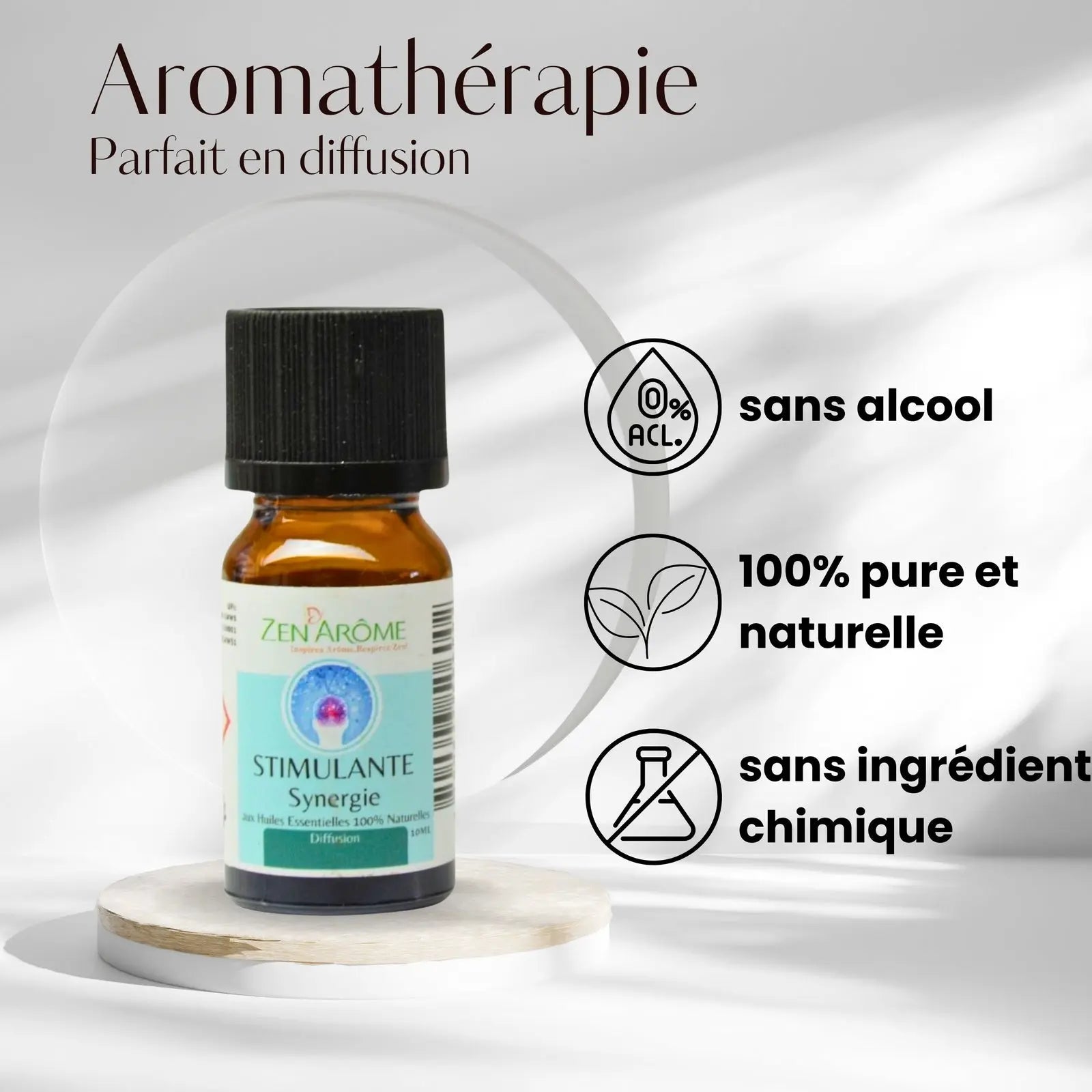 Synergie d'huiles essentielles - Stimulante - 10 ml - CocoBen's