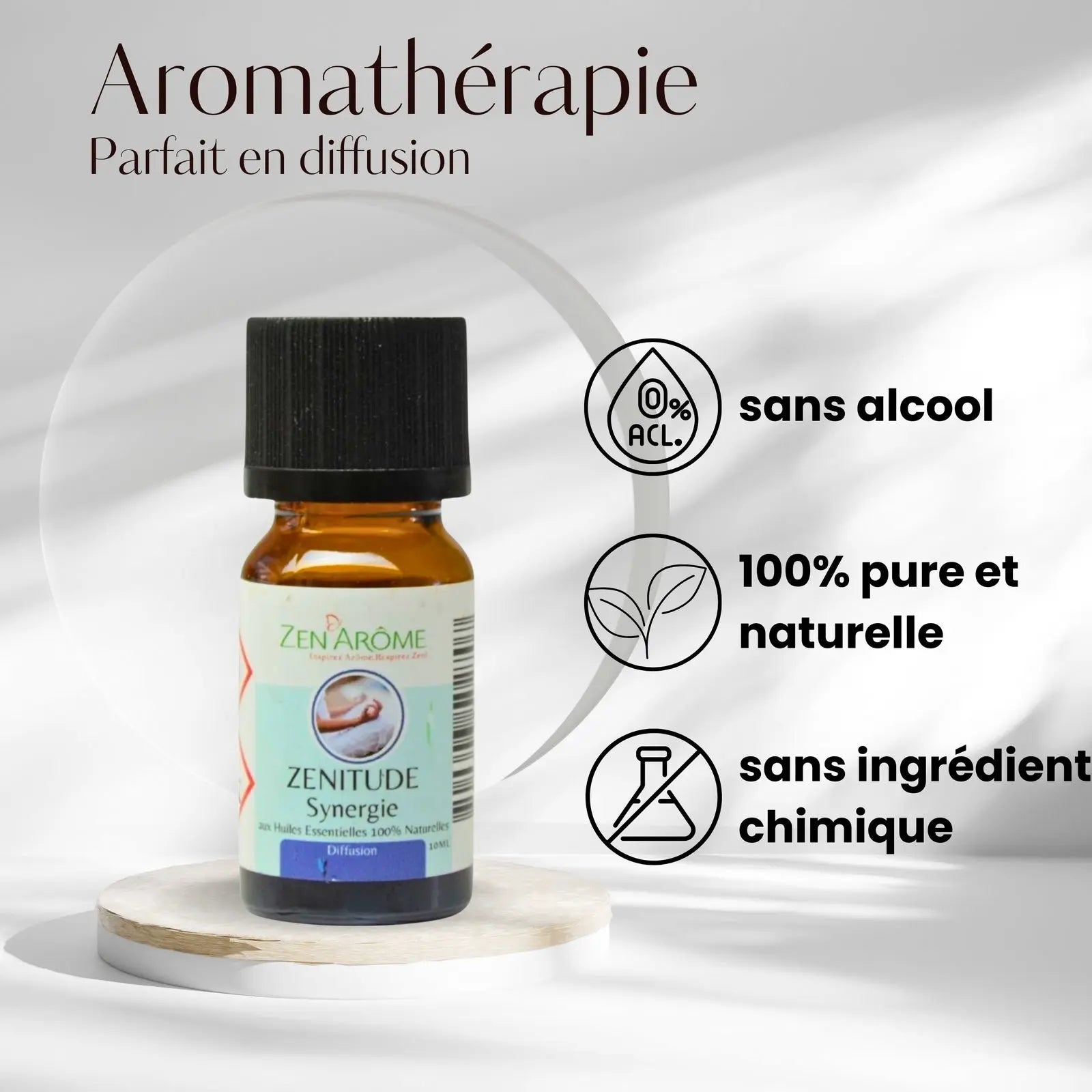 Synergie d'huiles essentielles - Zenitude - 10 ml - CocoBen's